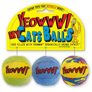 YEOWWW MY CATS BALLS