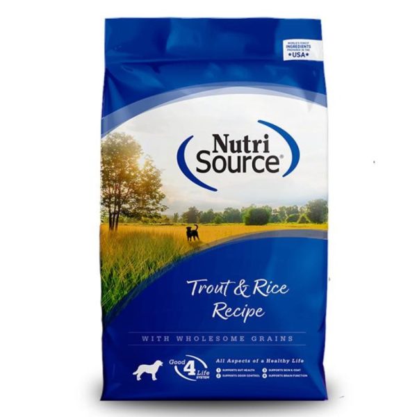 NUTRI SOURCE TROUT Y RICE H WHOLESOME GRAINS