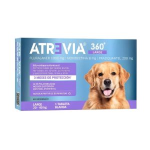ATREVIA 360 LARGE 1 TABLETA 20KG A 40KG