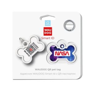 WAUDOG PLACA DE IDENTIFICACIÓN SMART ID HUESO NASA