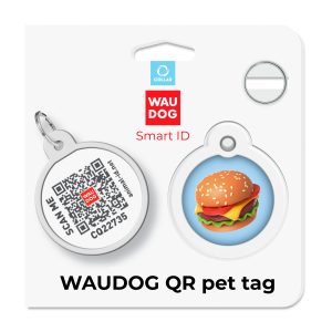 WAUDOG PLACA DE IDENTIFICACIÓN SMART ID HUESO