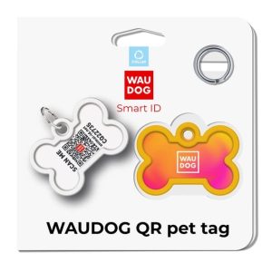 WAUDOG PLACA DE IDENTIFICACIÓN SMART ID HUESO