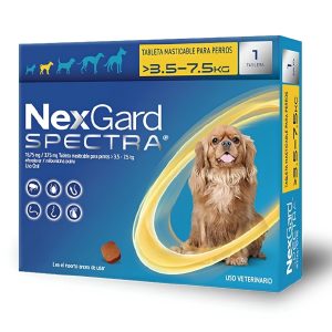 NEXGARD SPECTRA S 3.5KG A 7.5KG