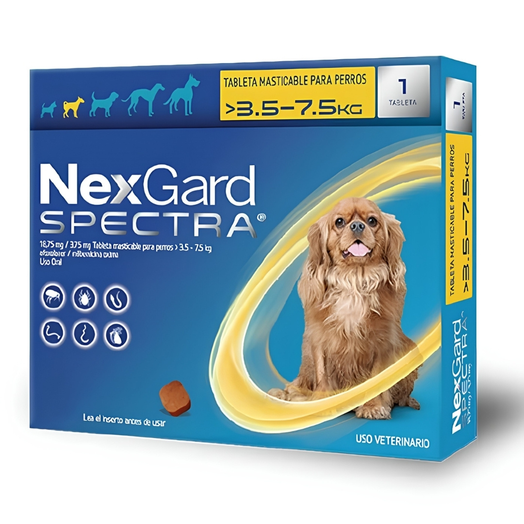 NEXGARD SPECTRA S 3.5KG A 7.5KG