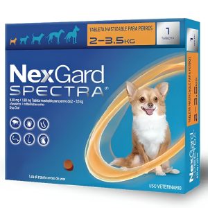 NEXGARD SPECTRA XS 2KG A 3.5KG